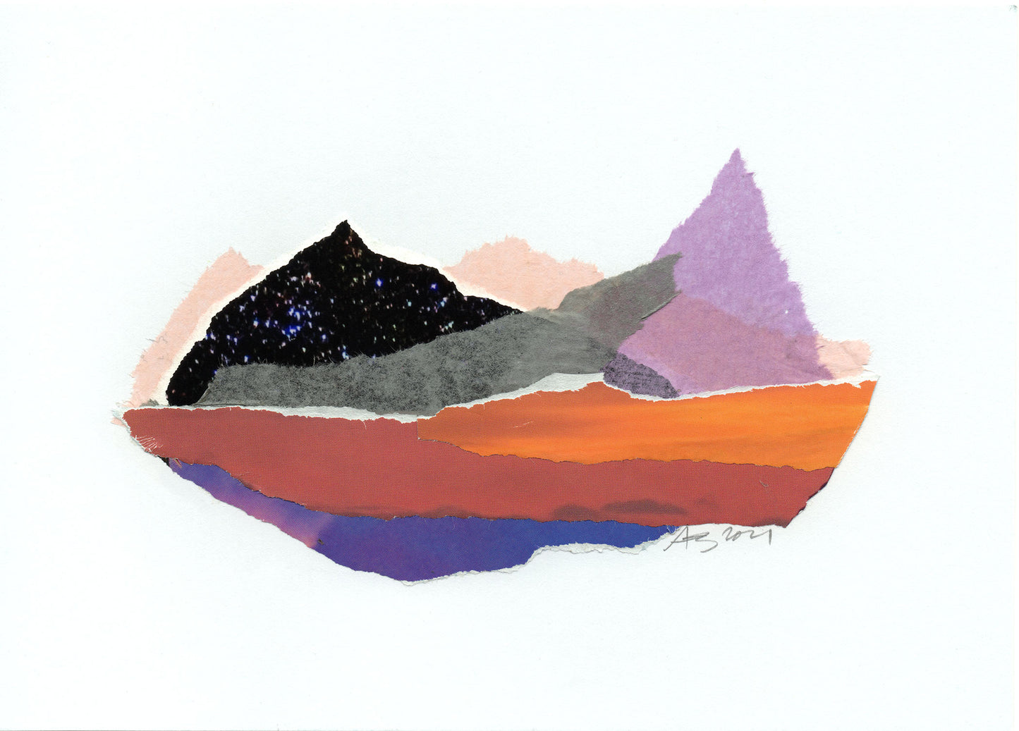 Galaxy Mountain Sunrise