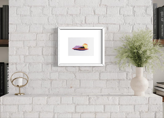 Deep Blue Mountain Sunrise